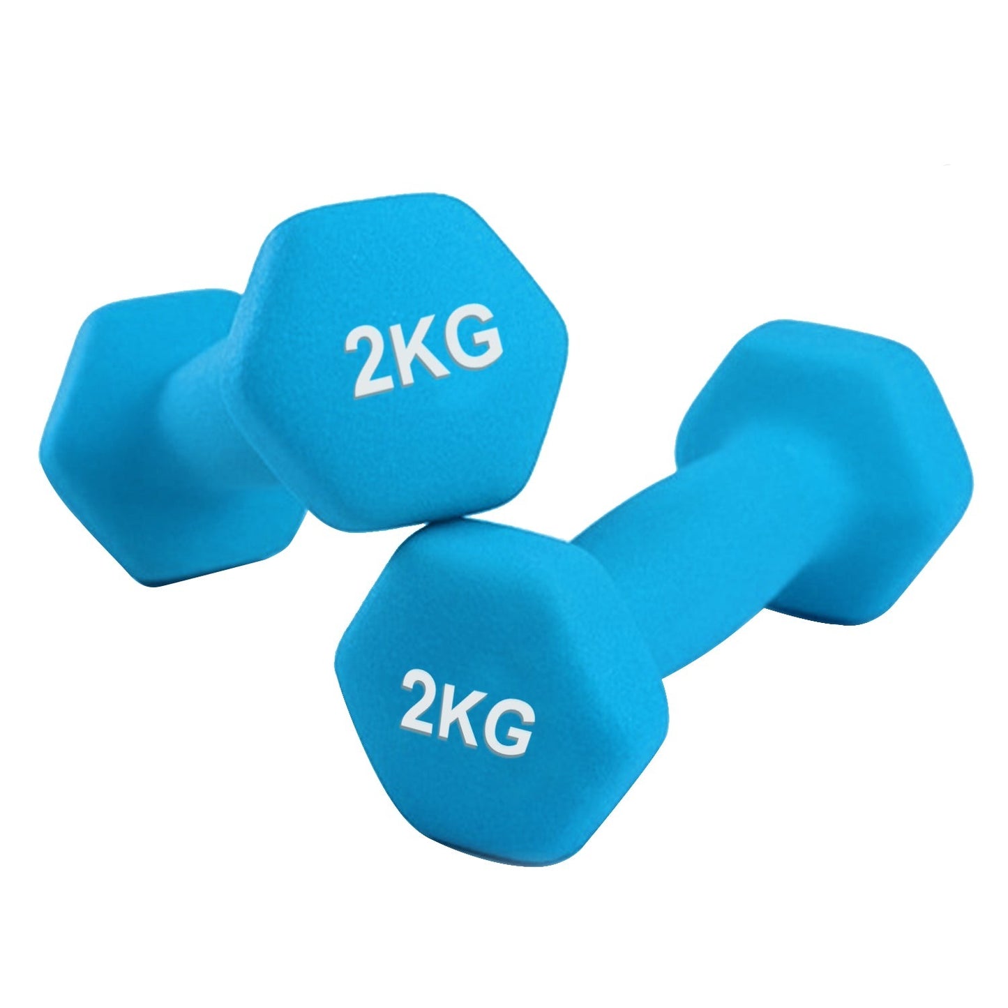 Neoprene Hex Dumbbells - Blue