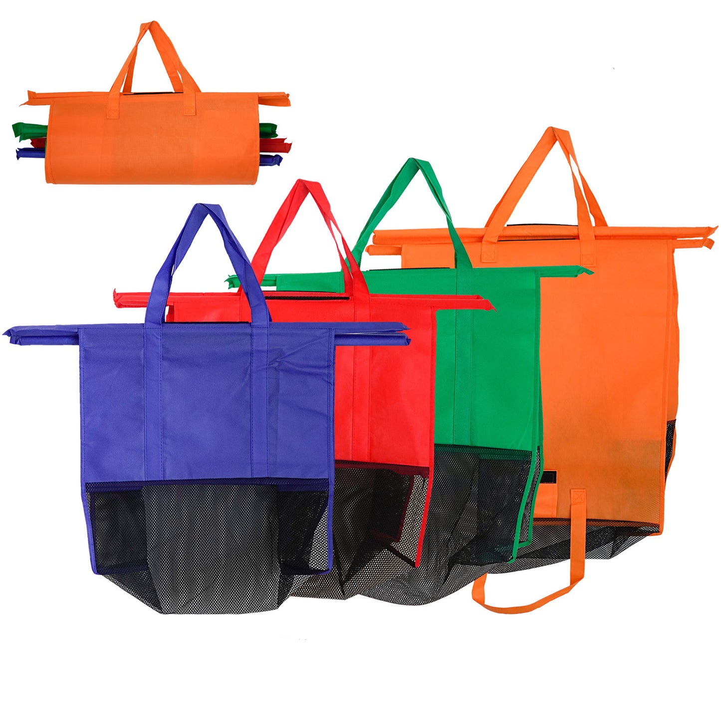 Reusable Shopping Trolley Bags (Set of 4)