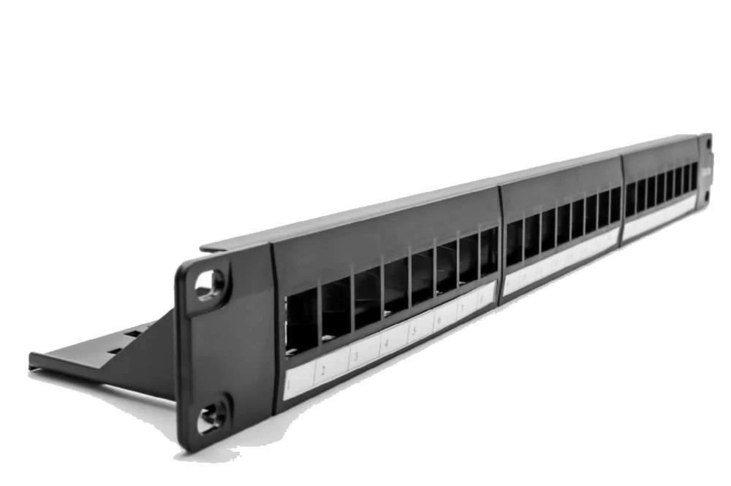 24 Port 1U Vertical CAT5e STP Patch Panel