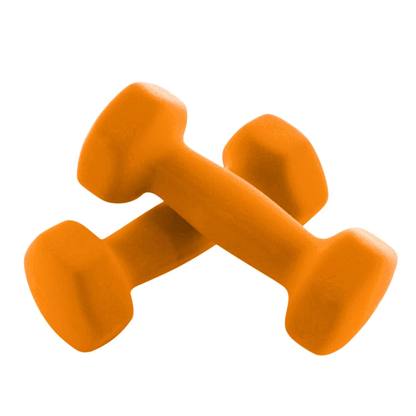 Neoprene Hex Dumbbells 5Kg x 2 - Orange