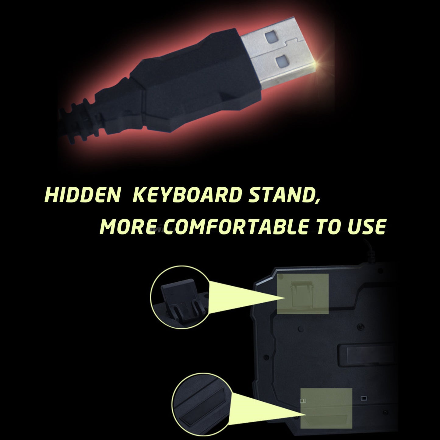 RGB Backlit Gaming USB Keyboard | CP-K8080