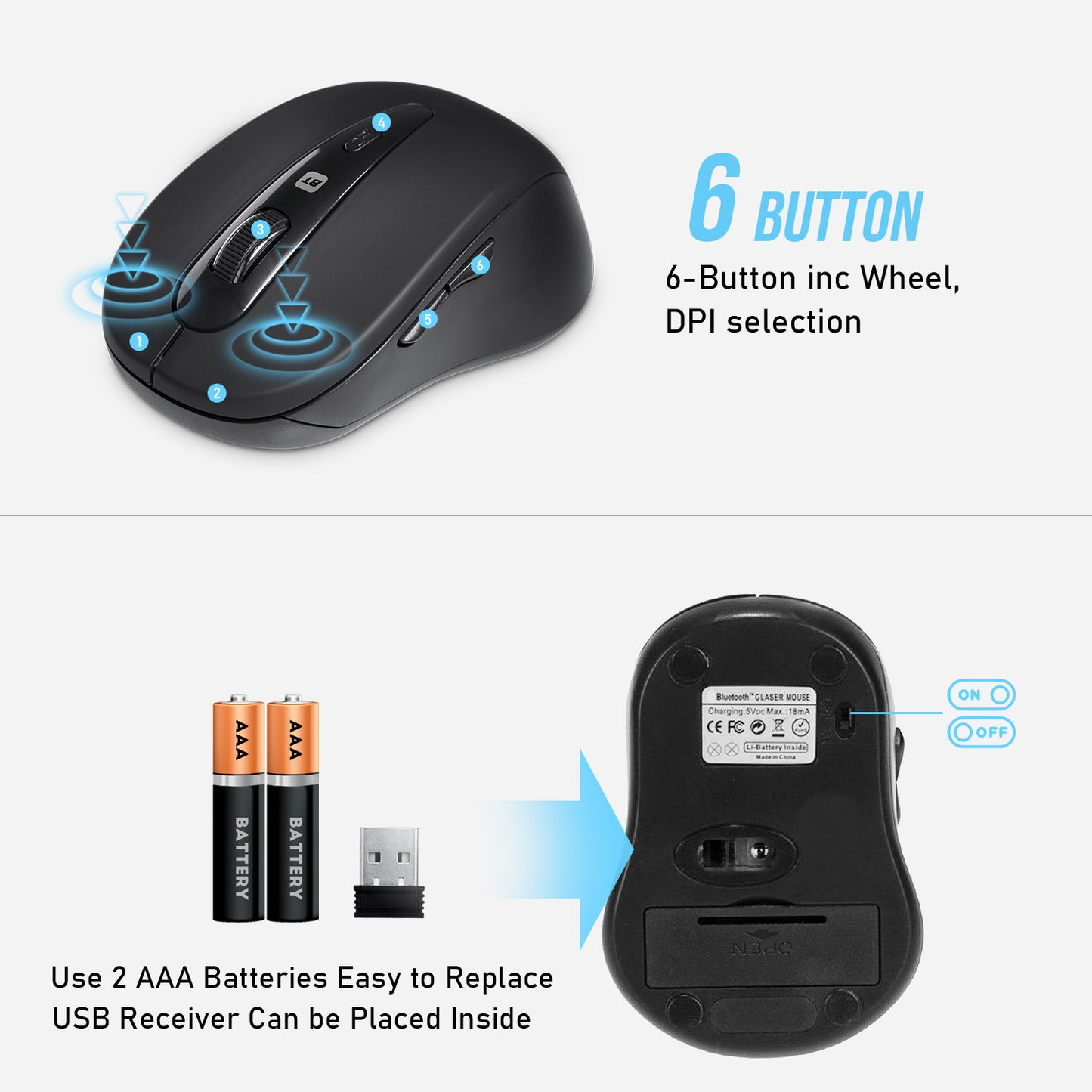 Multi-functional wireless input
