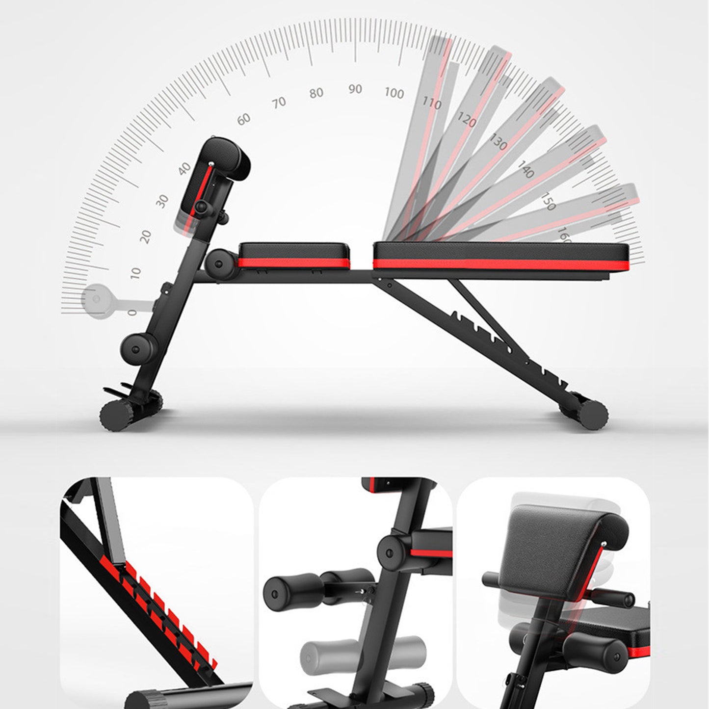 Weight Bench, Abdominal Training Workout Gliding Bench