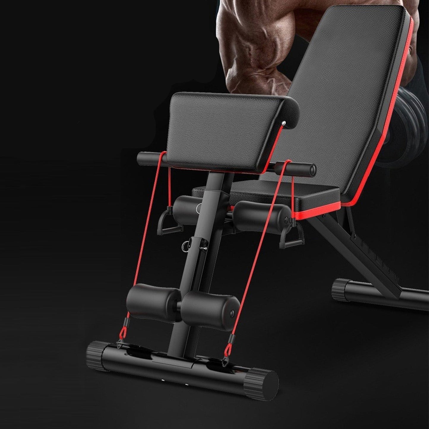 Weight Bench, Abdominal Training Workout Gliding Bench