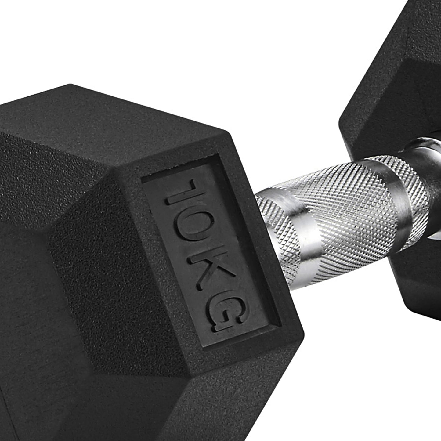 Rubber Encased Hexagonal Dumbell, 2x7,10 KG, Pair