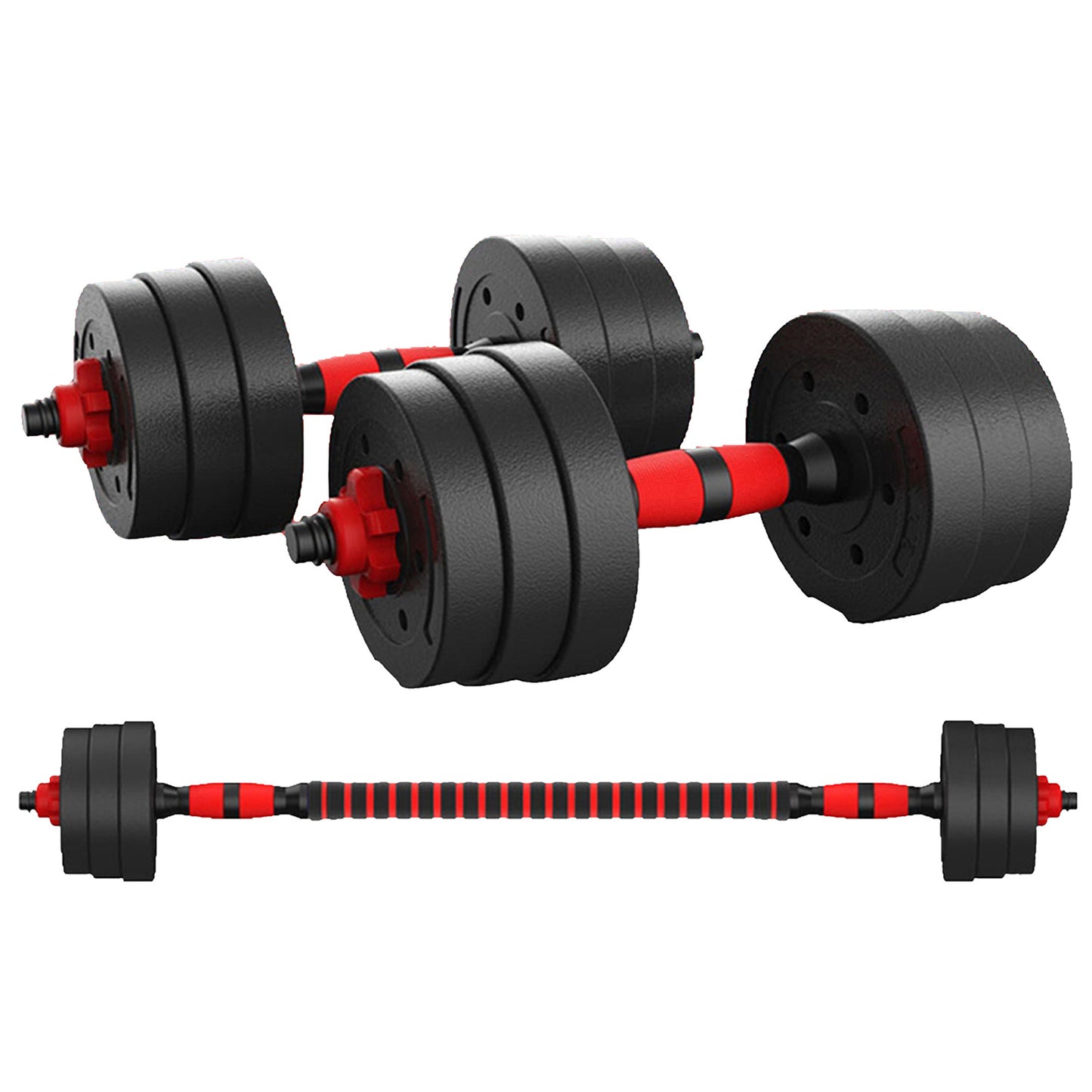 Barbell and dumbbells set