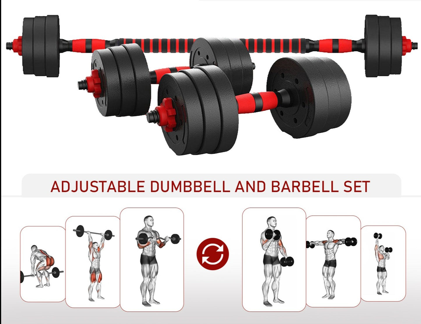 20kg weight pair for home fitness