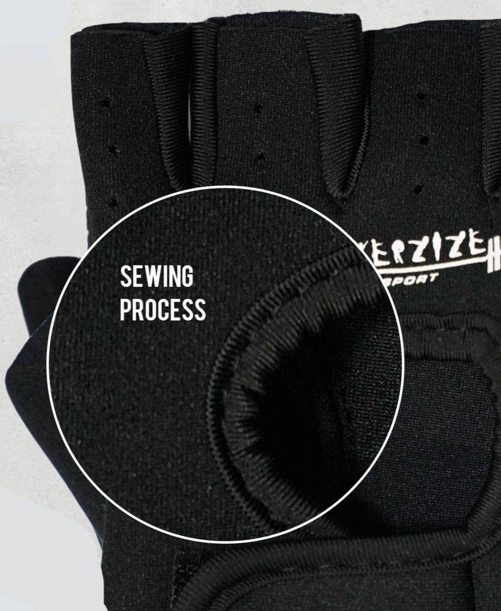 Fingerless Weightlifting Gloves
