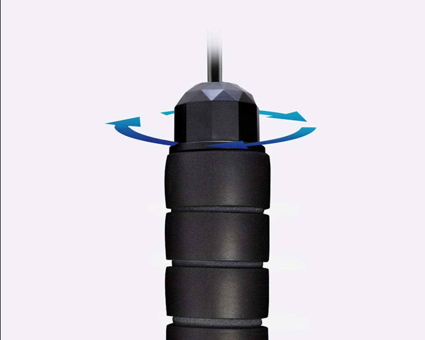 Anti-slip foam handle jump rope