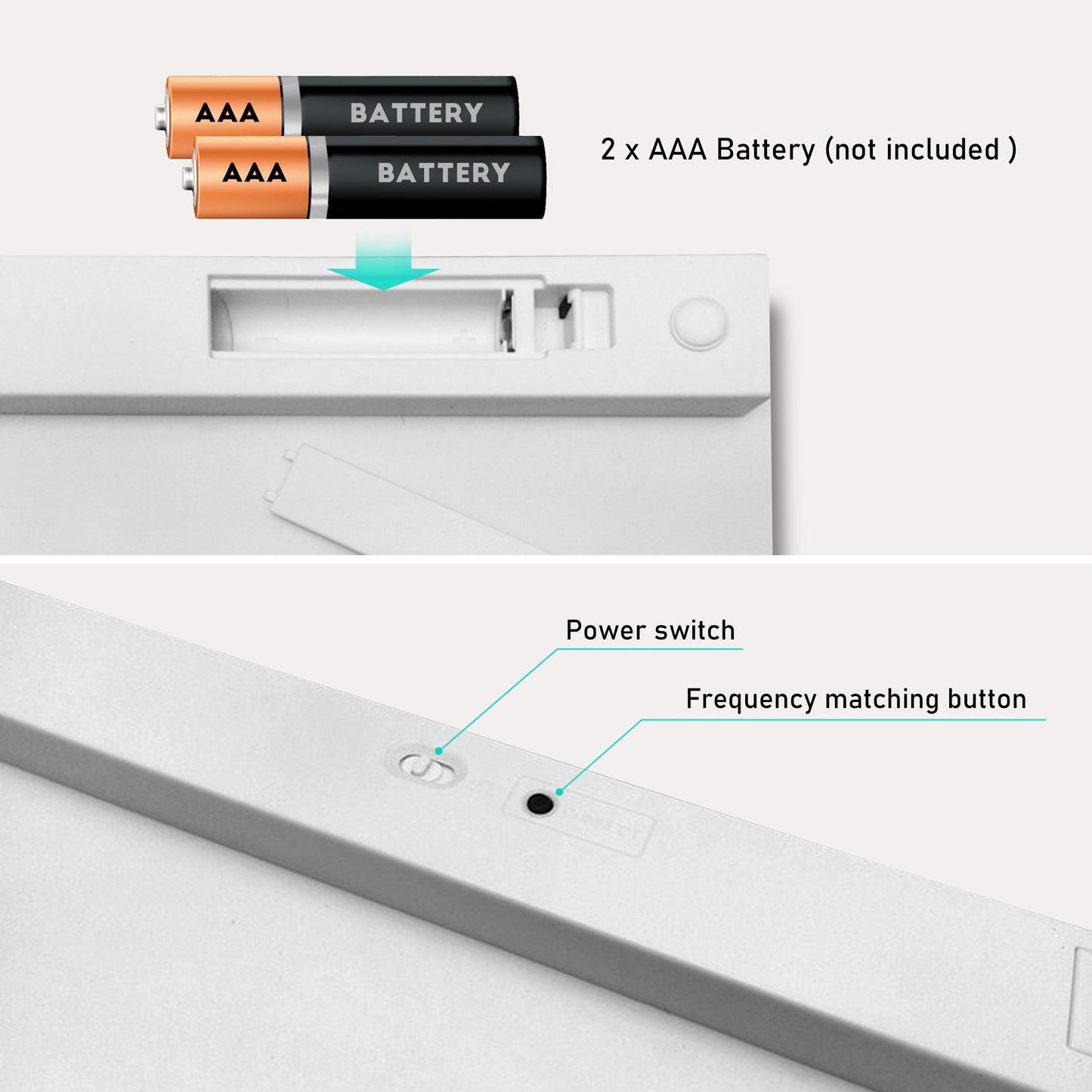 Ergonomic wireless keyboard