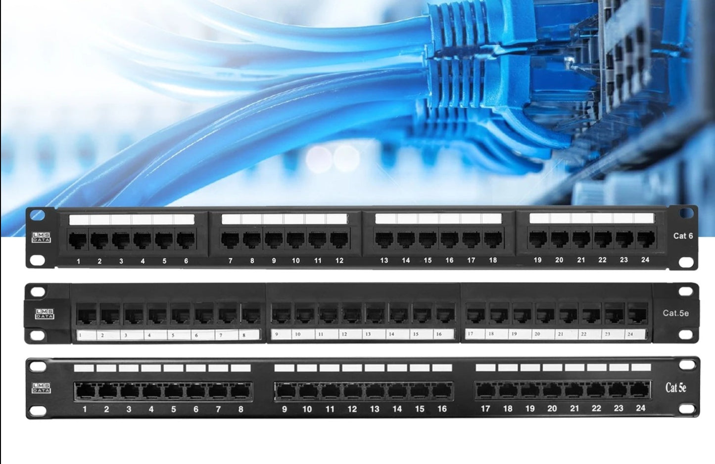 Rackmount CAT3 4-Pin Panel