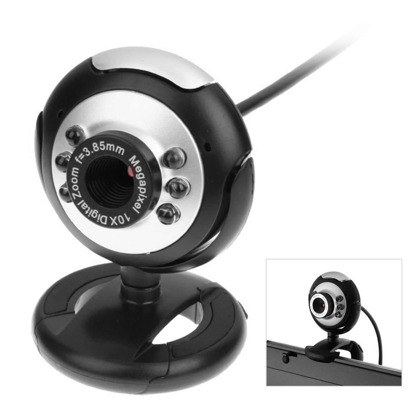 USB Multi-Megapixel Web Camera  with Microphone