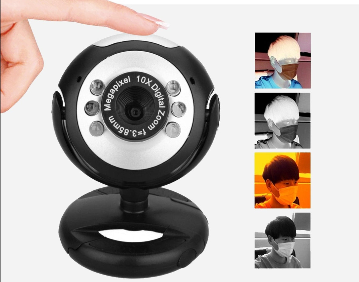 USB Multi-Megapixel Web Camera  with Microphone