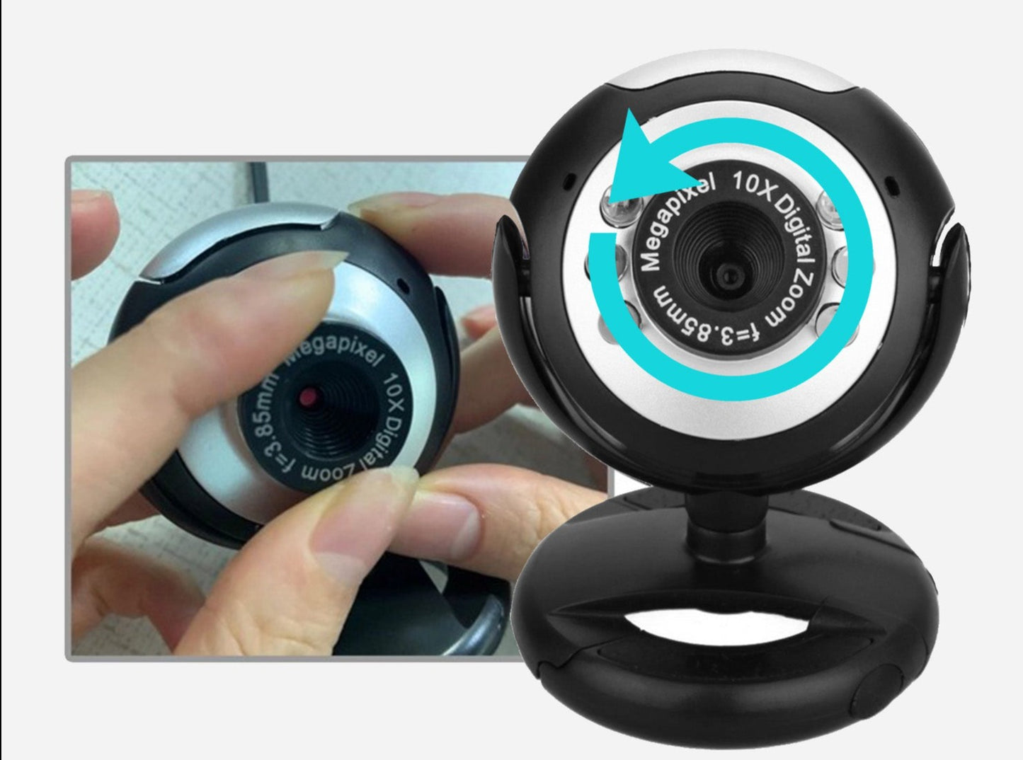 USB Multi-Megapixel Web Camera  with Microphone