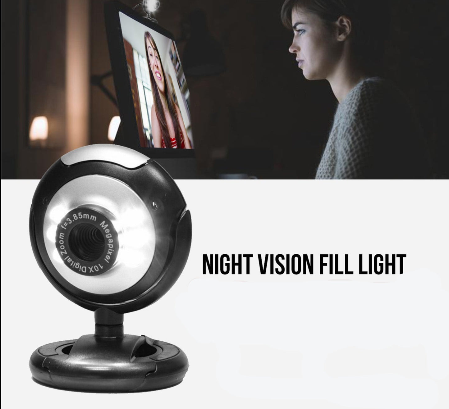 USB Multi-Megapixel Web Camera with Microphone