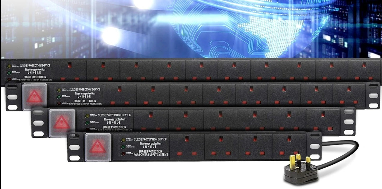 Rack Power Strip with 10 Outlets