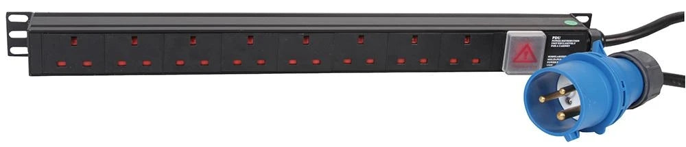 Rack-mounted 32A PDU