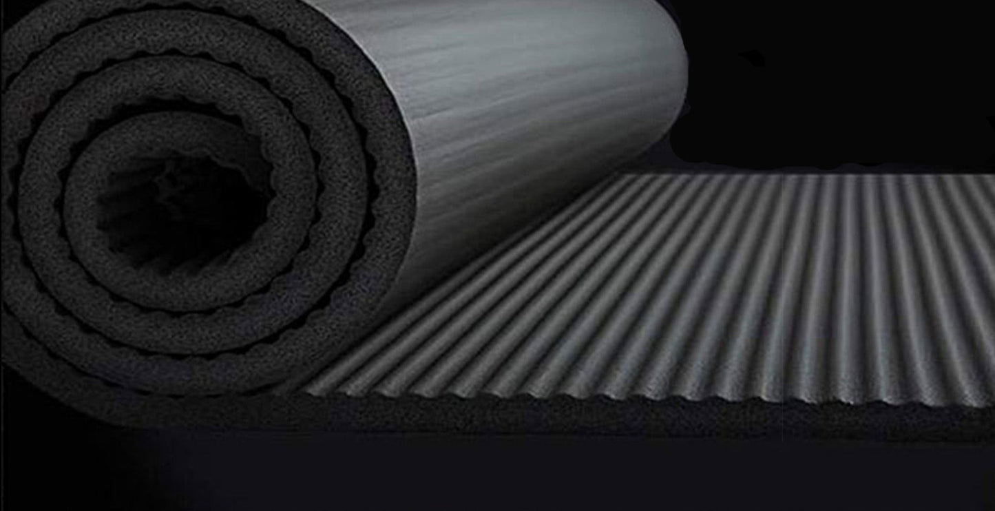 Yoga Mat with Carrying Strap - Green
