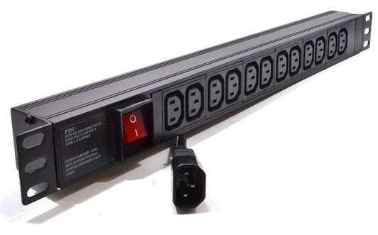 Horizontal Mounted IEC 14 Plug