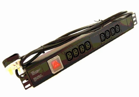 8-way horizontal rackmount PDU