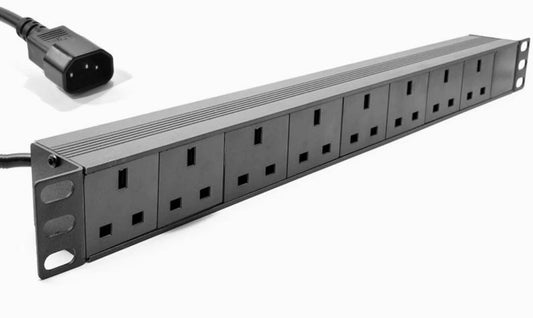 8-way horizontal rackmount PDU