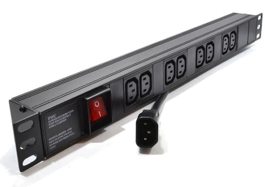 8-way horizontal rackmount PDU