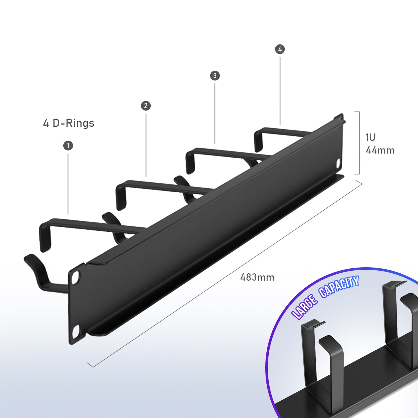 Rack-Mount Cable Organizer