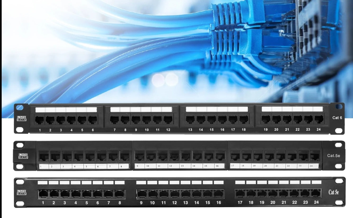 CAT5E Network Rackmount Hub