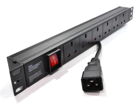 Horizontal 6-Way IEC20 PDU