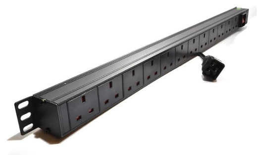 8-way vertically-mounted rackmount PDU