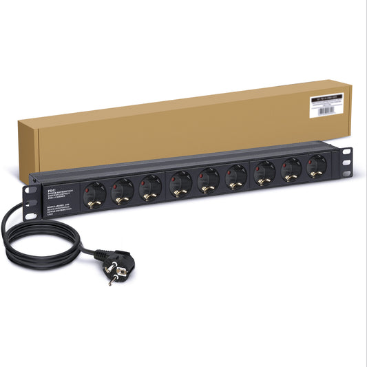 Schuko plug power strip