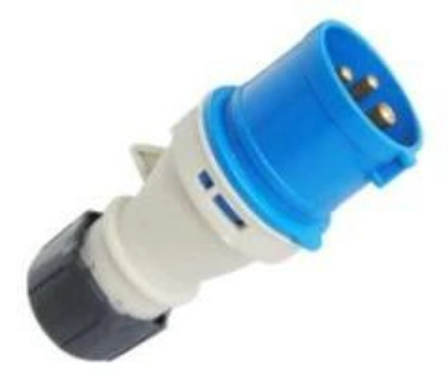 Re-Wireable Male Inline Plug 16 Amps @ 250V-Commando/PWR-CMD-P12341