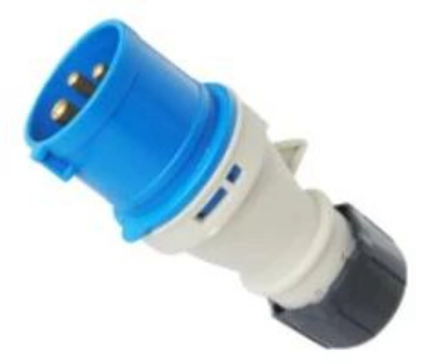 Re-Wireable Male Inline Plug 16 Amps @ 250V-Commando/PWR-CMD-P12341