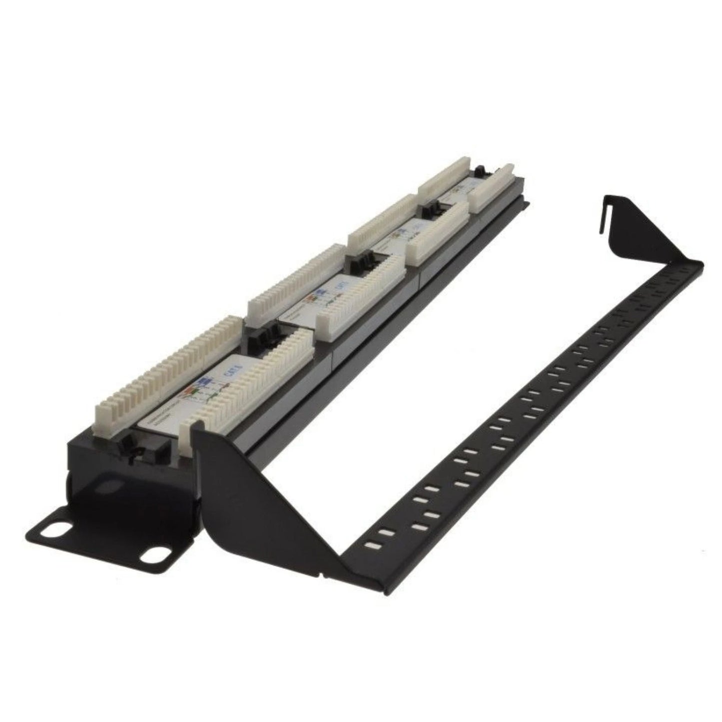 Rackmount UTP Patch Panel with Back Bar